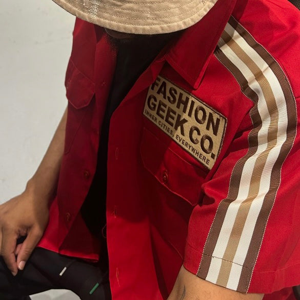 FASHION GEEK CO DICKIE SHIRT (RED)